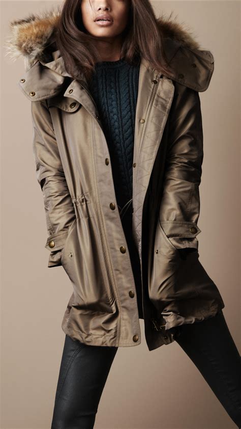 parka burberry mujer|burberry parka coats for women.